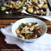 Roasted Brussels Sprouts & Caramelized Onions