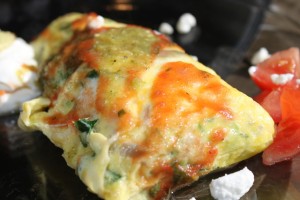 Spinach-Feta Omelet