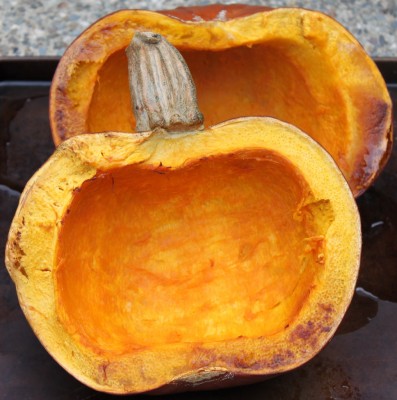 Making Pumpkin Purée