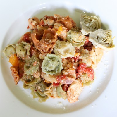 Chicken & Artichoke Tortellini Salad