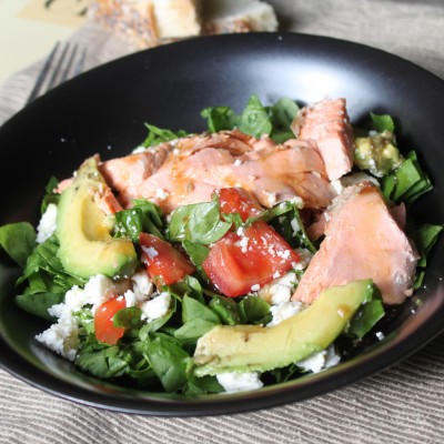 Salmon and Spinach Salad