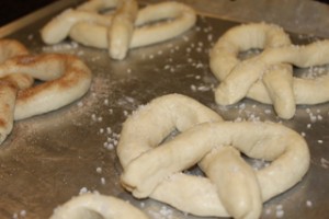 Formed Pretzels Ready to Bake