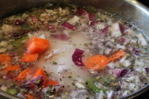 Quick Chicken Broth