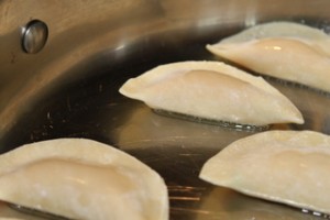 Pan-Frying Homemade Gyoza with Store-Bought Wrappers