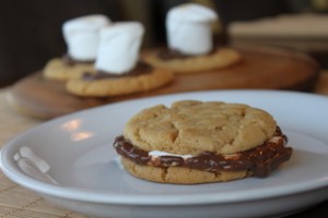 Open-Faced S'more Cookies