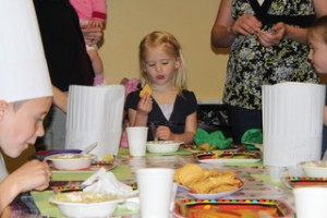 Enjoying Homemade Guacamole