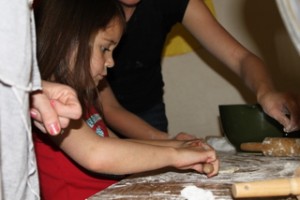 Making Flour Tortillas