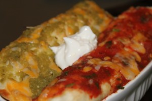 Mexican Flag Enchiladas