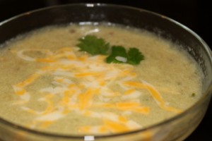 Chile Poblano Cream Soup