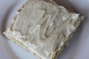 Banana Bar with Cream Cheese Frosting