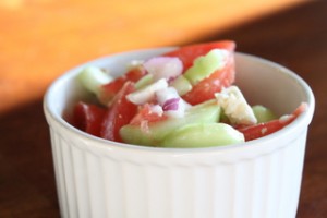 Cucumber Tomato Salad