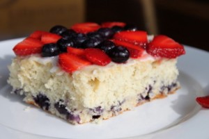 Norwegian Flag Cake