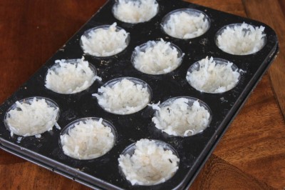 Coconut Macaroon Tart Shells - Method