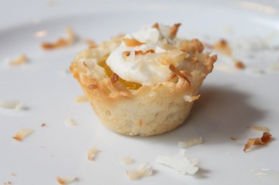 Coconut Macaroon Tart Shells