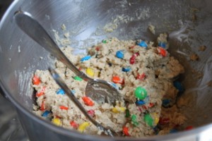 Oatmeal M&M Cookie Dough