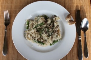 Morel Mushroom & Asparagus Risotto