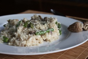 Morel Mushroom & Asparagus Risotto