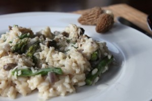 Morel Mushroom & Asparagus Risotto