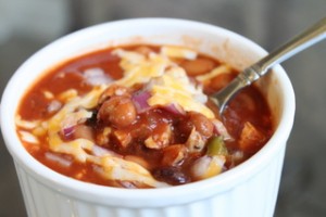 Left-over Chicken Chili