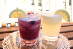 Homemade Blueberry Lemonade