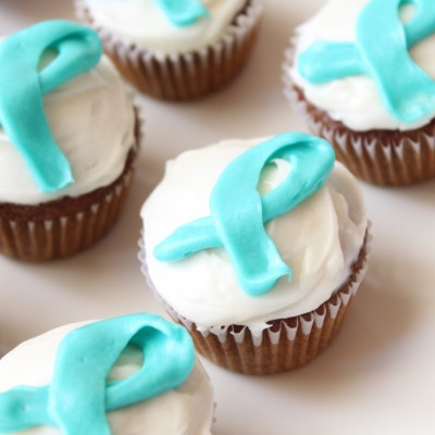 Gingerbread Cupcakes for an Ovarian Cancer Fundraiser