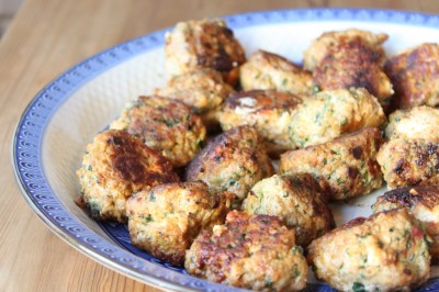 Spinach & Feta Chicken Meatballs