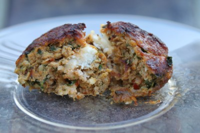 Spinach & Feta Chicken Meatballs