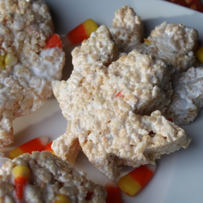 Candy Corn Rice Krispie Treats