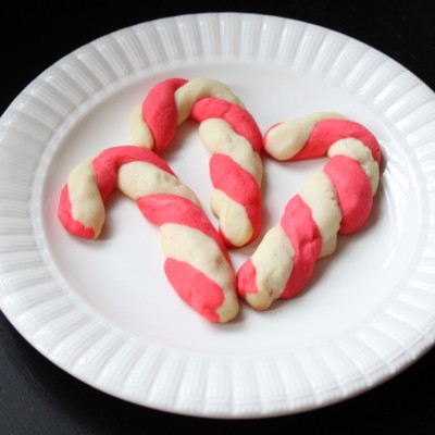 Peppermint Candy Cane Cookies