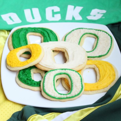 GO DUCKS! Sugar Cookies