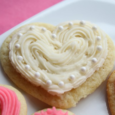 Valentine Heart Sugar Cookies
