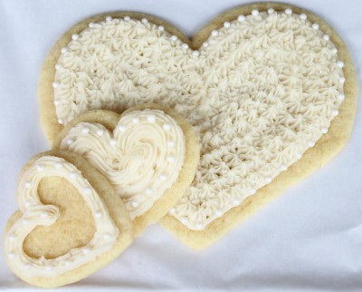 Valentine Heart Sugar Cookies