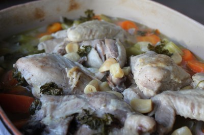 Chicken with Forty Cloves of Garlic - Method
