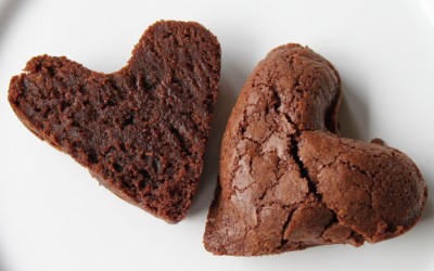 Heart Brownies 