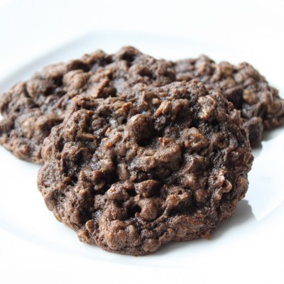 Double Chocolate Oatmeal Cookies