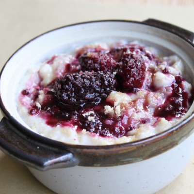 Blackberry Maple Oatmeal