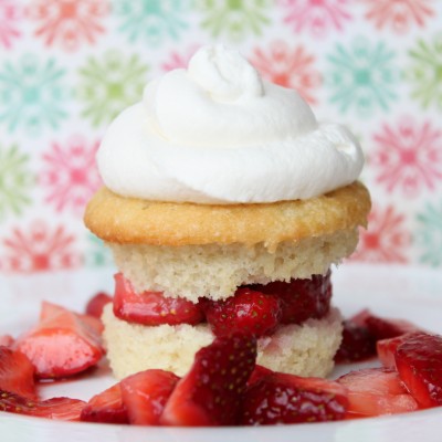 Strawberry Shortcake Cupcakes