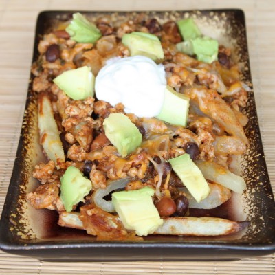 Turkey Chili Cheese Fries