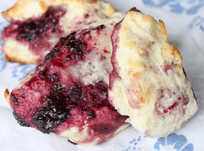 Blackberry Maple Scones