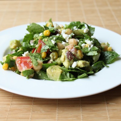 Chopped Spinach Avocado Salad