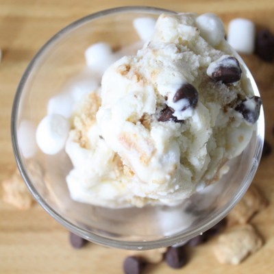 S'mores Ice Cream - Teddy Graham Variation